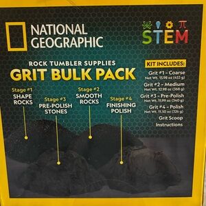National Geographic Rock Tumbler Supplies - Yellow and Black
